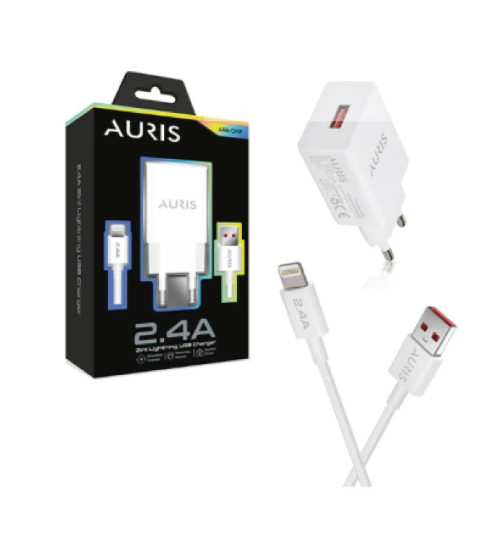 Auris CH12 2.4 A Ligtning Şarj Set