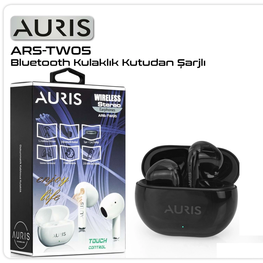 #106 - AURIS Kulakiçi Bluetooth Kablosuz Kulaklık ARS-TW05