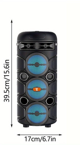 #HF-3301 - Taşınabilir Hoparlör 3x3